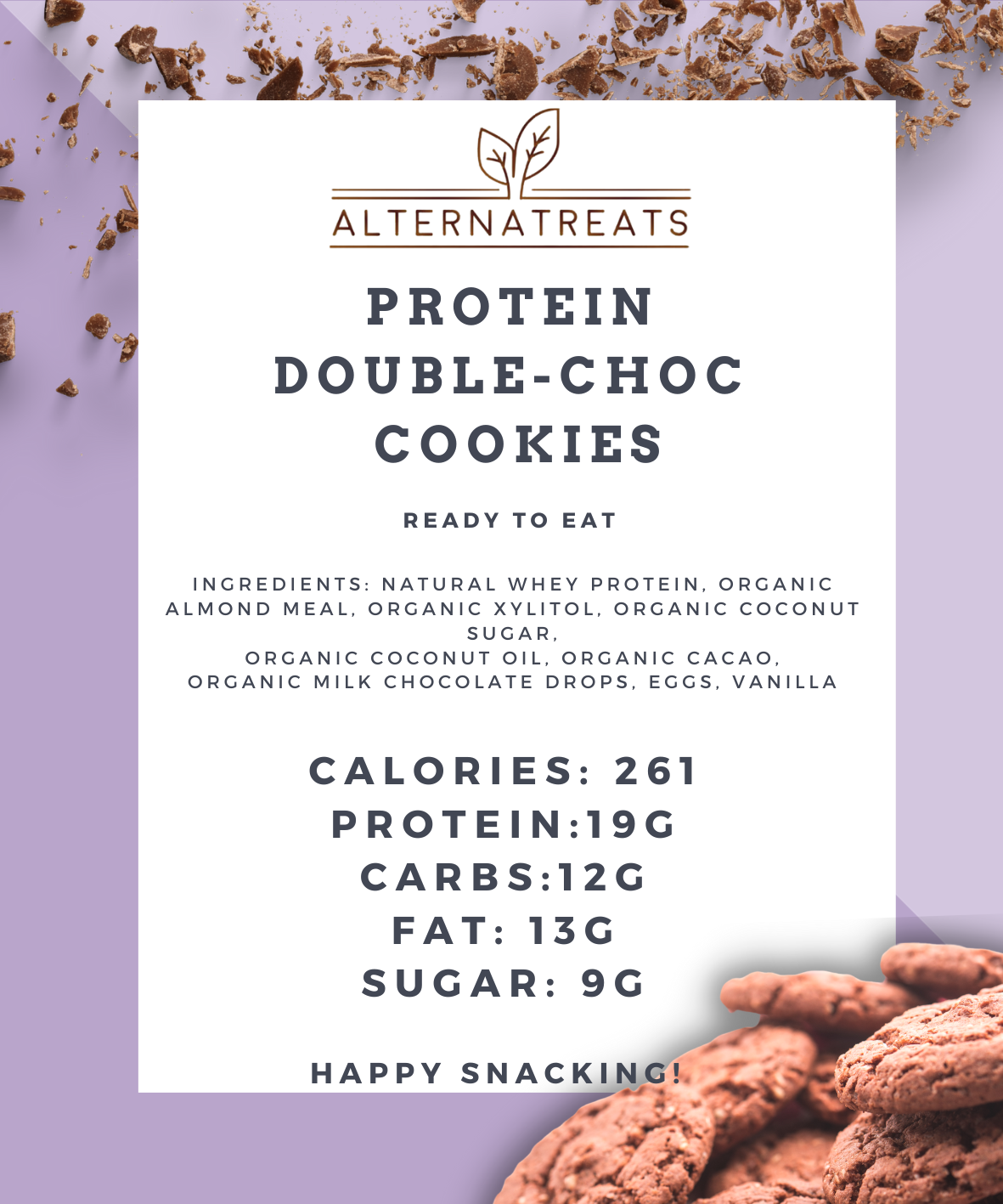 Protein Double-Choc Cookies