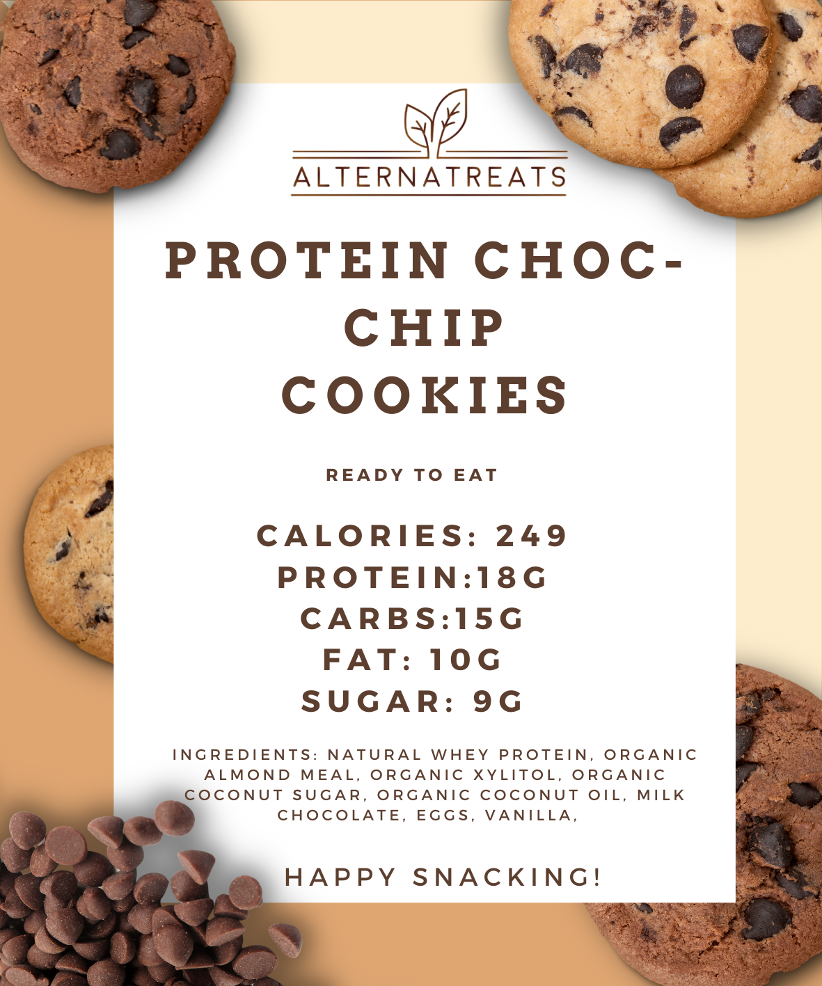 Protein Choc-Chip Cookies