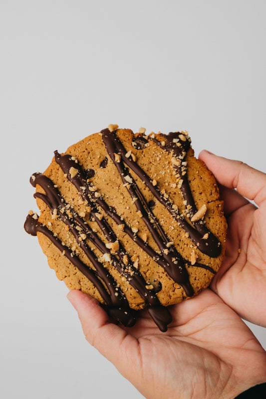 Protein Peanut Butter Choc-Chip Cookies