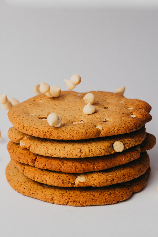 Protein White-Choc and Coconut Cookies